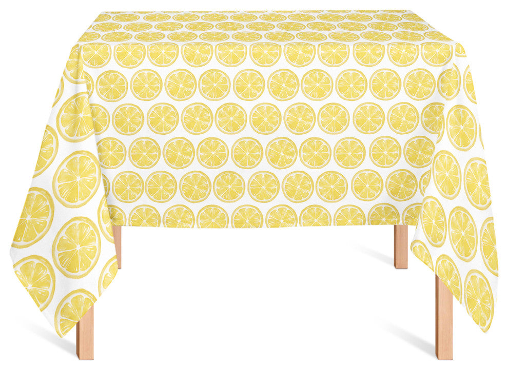 Lemon Pattern 58x58 Tablecloth