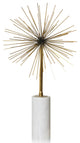 Cosmic Statue Medium Gold Finish On Metal Marble Base