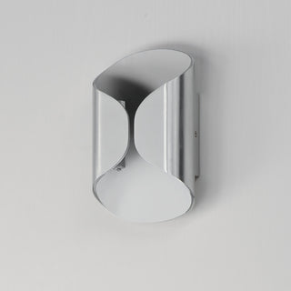 ET2 E30151 Folio 10" Tall LED Outdoor Wall Sconce - Satin Aluminum / White