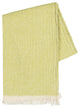 Soho Cotton/Linen Throws, Lime