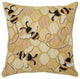 Marina Bee Free Indoor/Outdoor Pillow Honey 18"x18"