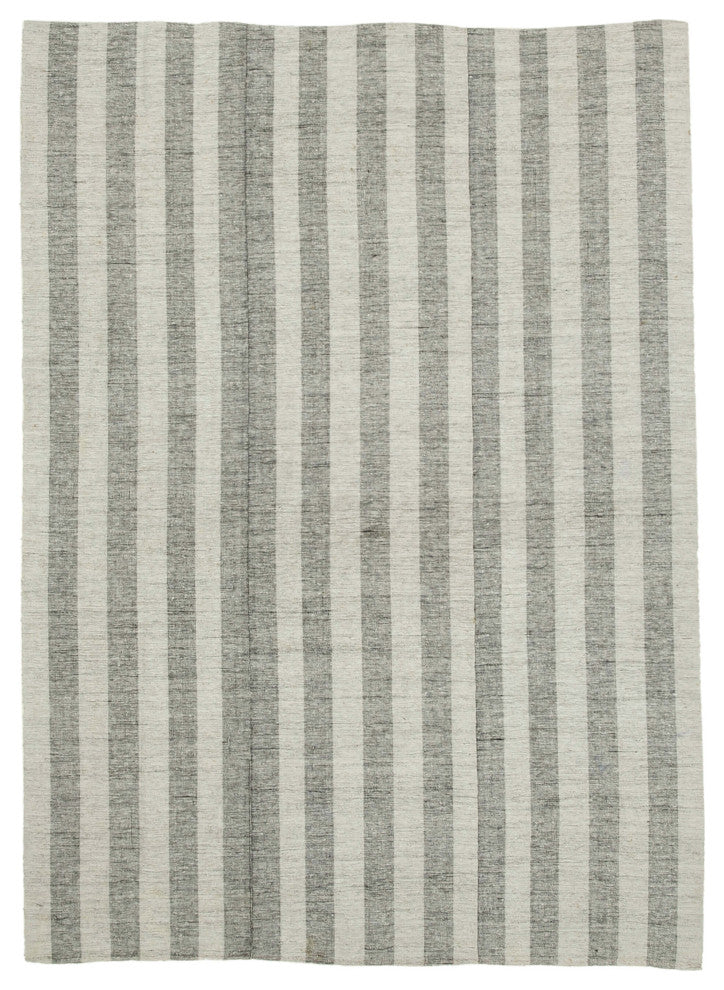 Rug N Carpet - Handwoven Oriental 7' 1'' x 9' 7'' Contemporary Wool Kilim Rug