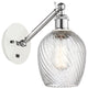 Innovations 317-1W-WPC-G292-LED 1-Light Sconce, White and Polished Chrome