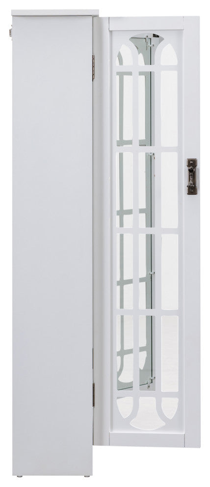 Cresheim Display Cabinet With Windowpane Glass Doors