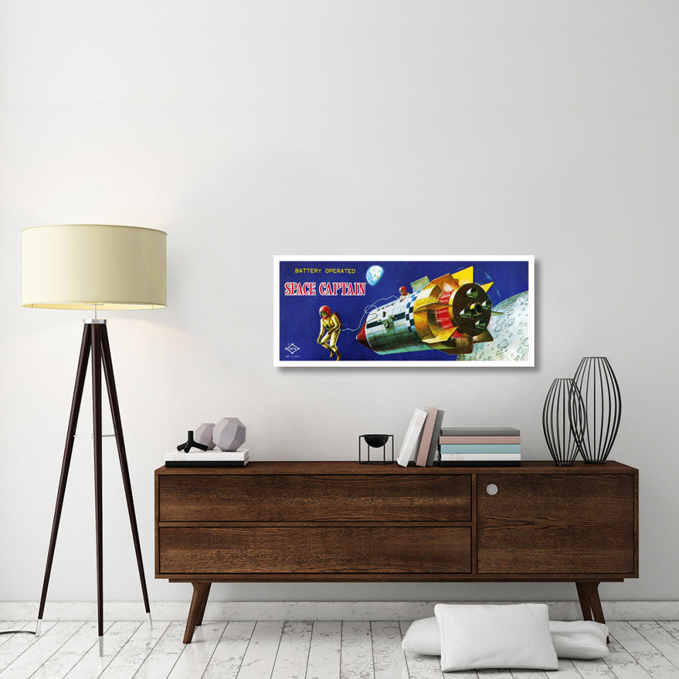 "Space Captain" Digital Paper Print by Retrorocket, 46"x20"