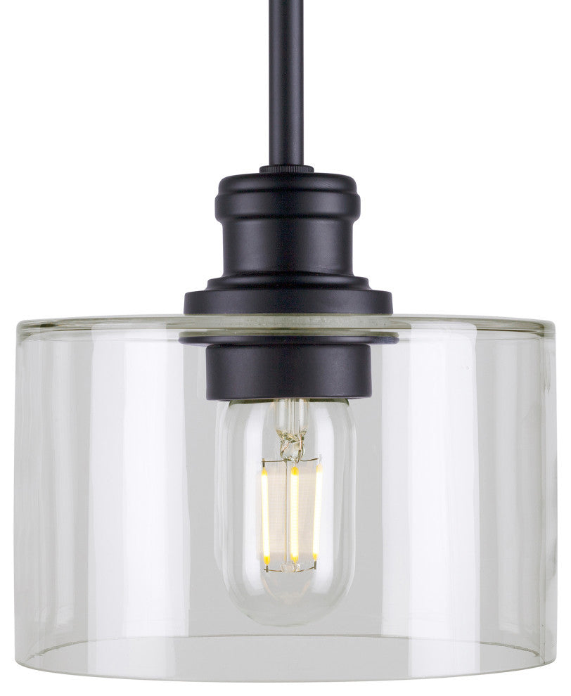 1-Light Mini Pendant, Black