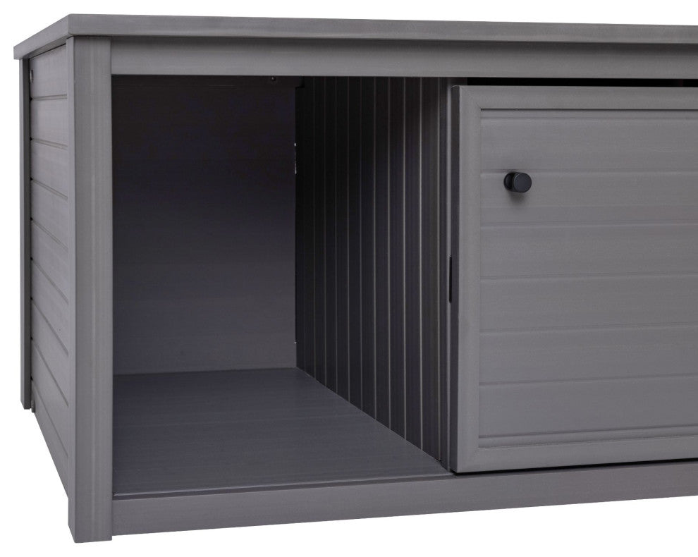 New Age Pet ECOFLEX 48" Lo-Boy Versa Stand, Gray