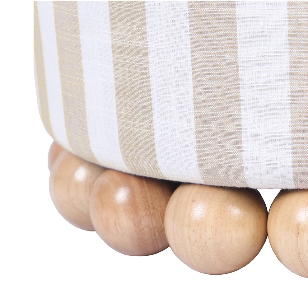 Dex Ottoman, Beige
