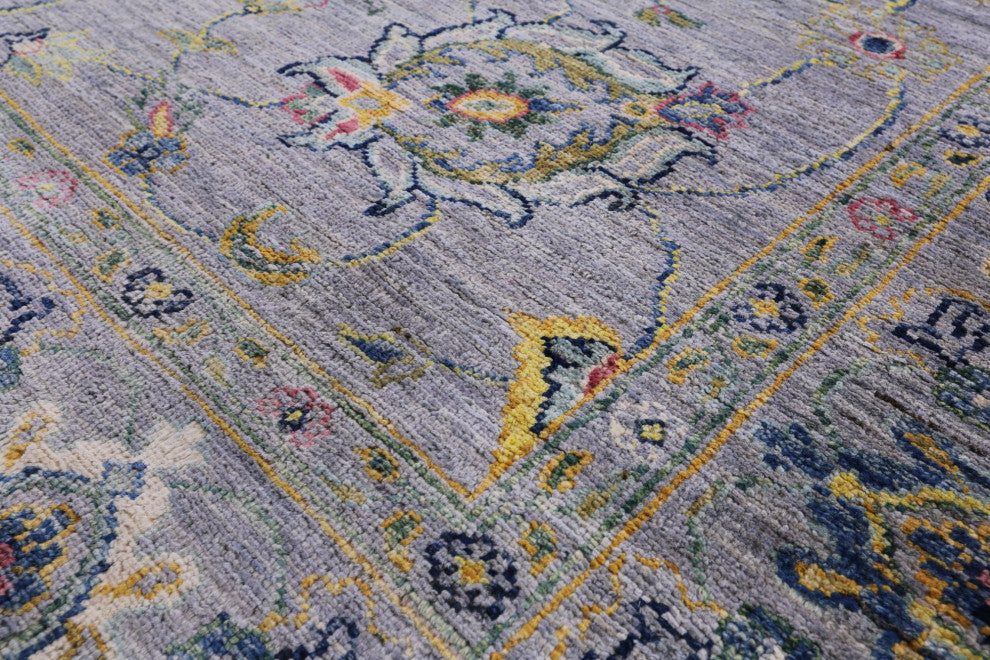 5' 10" X 8' 0" Hand Knotted Persian Tabriz Wool Rug Q8248