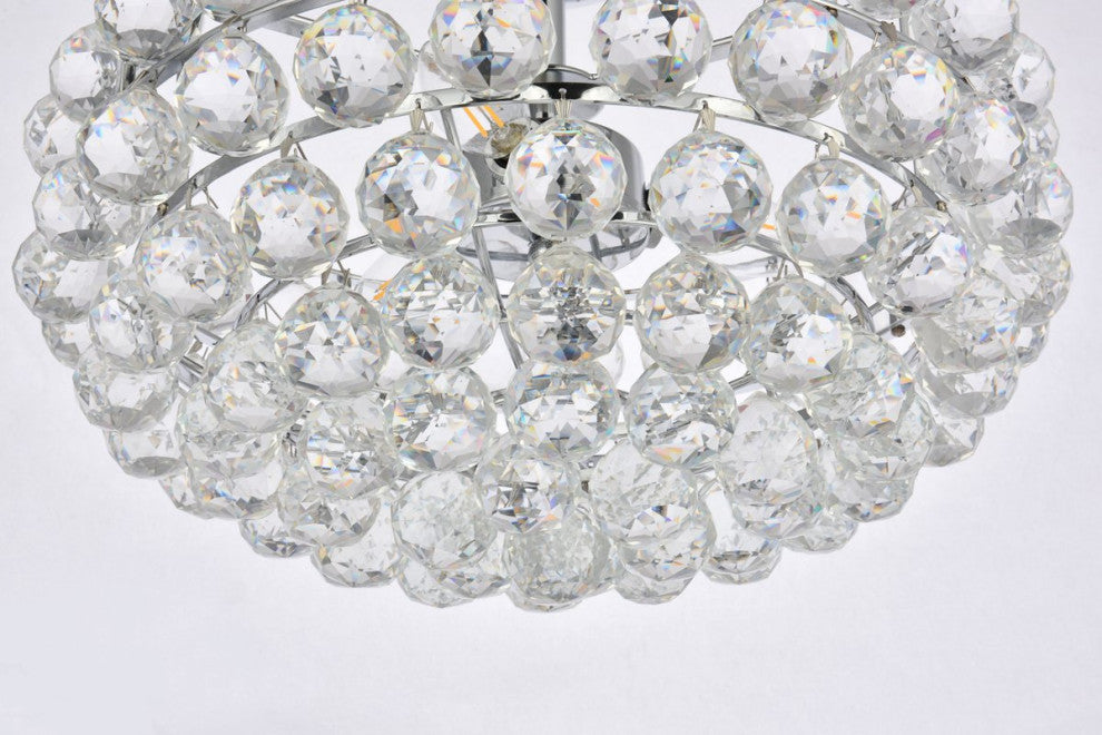 Seren 16" Flush Mount, Chrome