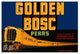 "Golden Bosc Limited Edition Pears" Digital Paper Print by Retrolabel, 42"x29"