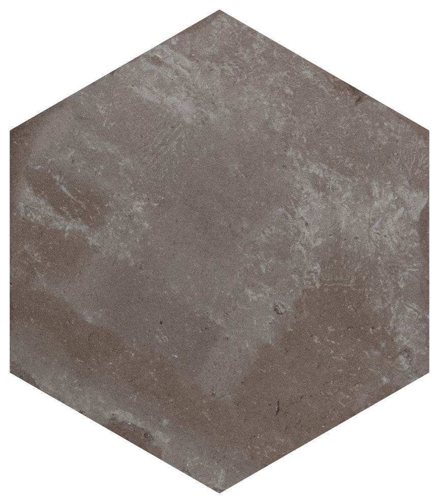 Brickyard Hex Olive Porcelain Floor and Wall Tile