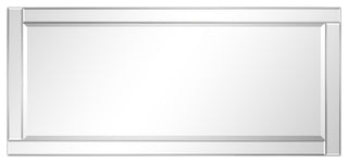 Modern Beveled Wall Mirror, 24"x54"