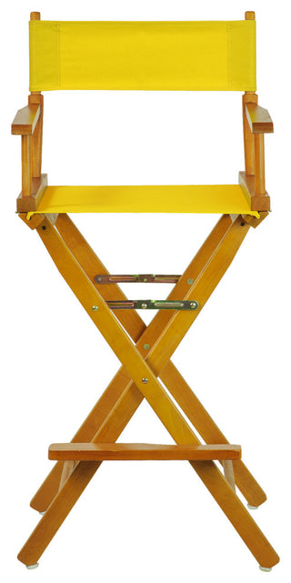 030" Director's Chair Honey Oak Frame-Gold Canvas