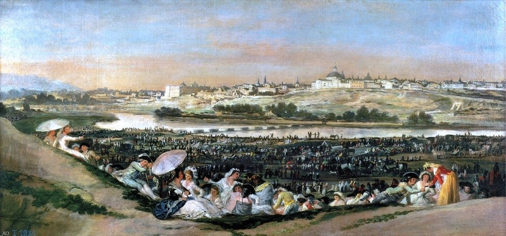 Francisco Jose de Goya Y Lucientes The Meadow of San Isidro Wall Decal