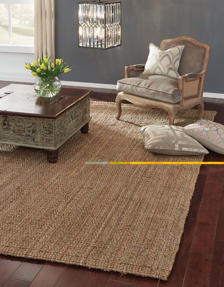 Classic Home Chunky Loop Natural 8x10 Rug