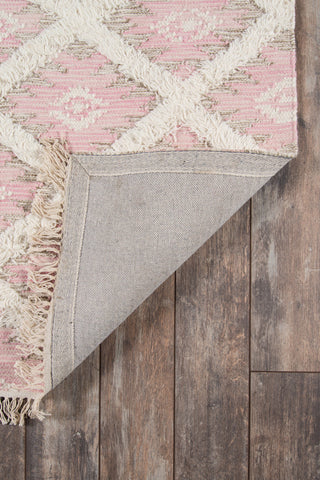 Momeni Harper Wool Hand Made Pink Area Rug, 7'6"x9'6"