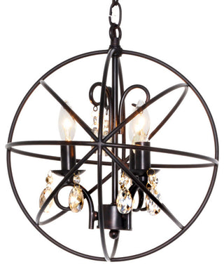 Maxim Lighting Orbit Single Tier Chandelier, Oil Rubbed Bronze - 25140OI