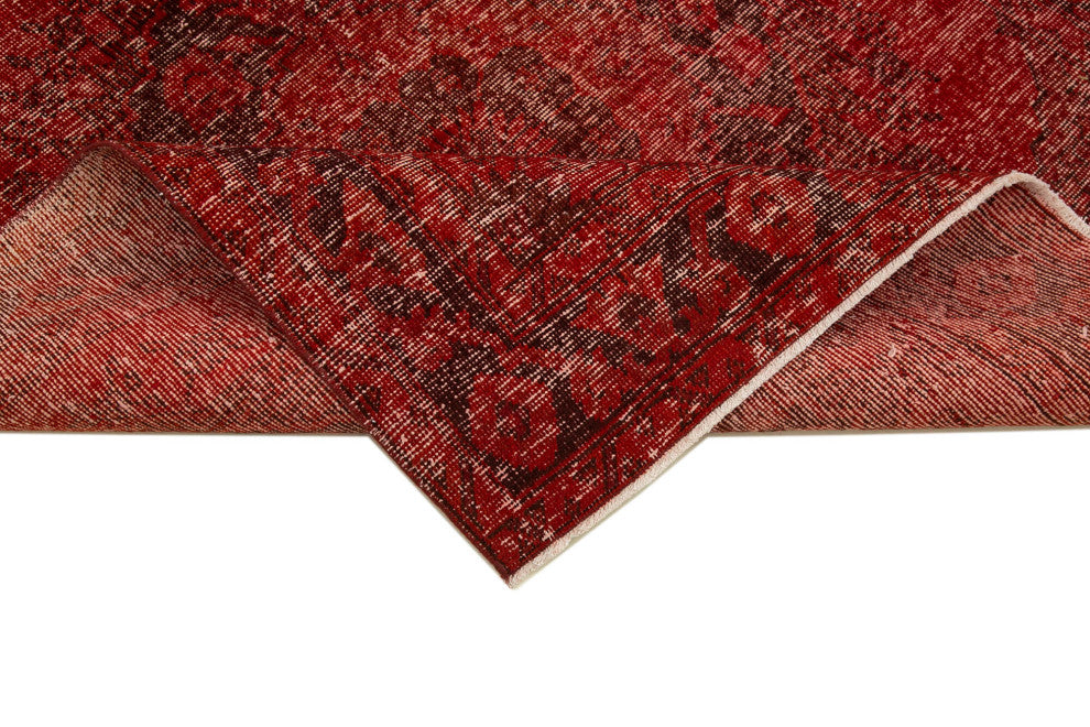 Rug N Carpet - Hand-knotted Turkish 4' 9" x 12' 8" Vintage Runner Rug
