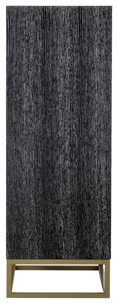Sonder Living Louis Low Cabinet | Dark