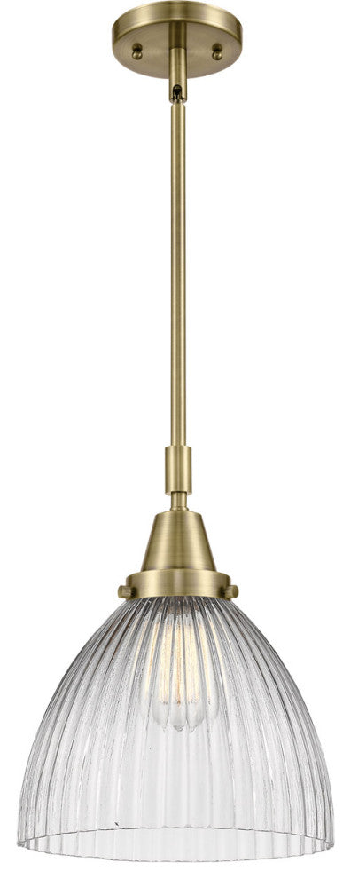 Innovations Lighting 447-1S-AB-G222-LED Falls 1 Light 9.5" Mini Pendant
