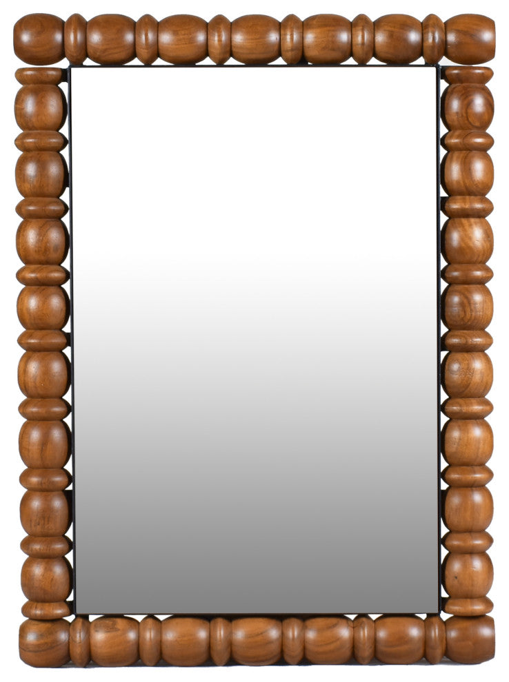 Aubrey Mirror, Brown, 26" W x 2" D x 36" H