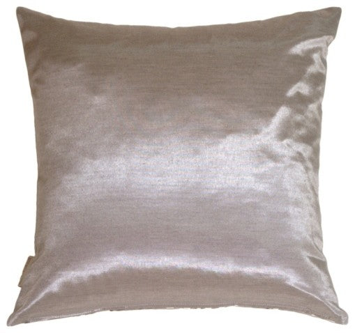 Pillow Decor - White with Gray Bold Fern Throw Pillow