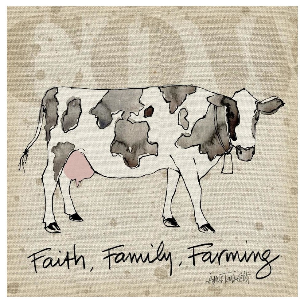 "Farm Life I" Digital Paper Print by Anne Tavoletti, 32"x32"