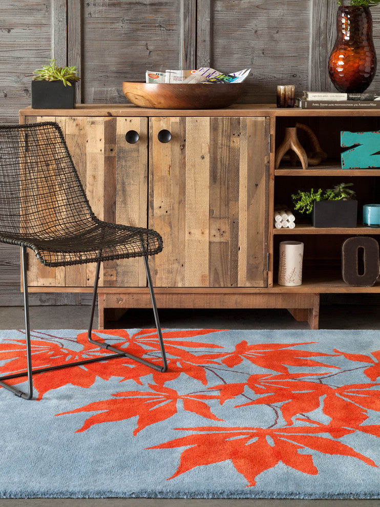 Allie Floral Contemporary Area Rug, 8'x10'