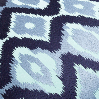 Ikat Luxe 22"H x 22"W Pillow Kit, Polyester Insert