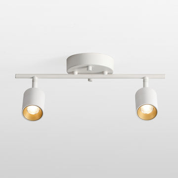 VidaLite Shura 2 Head LED Track Light, White