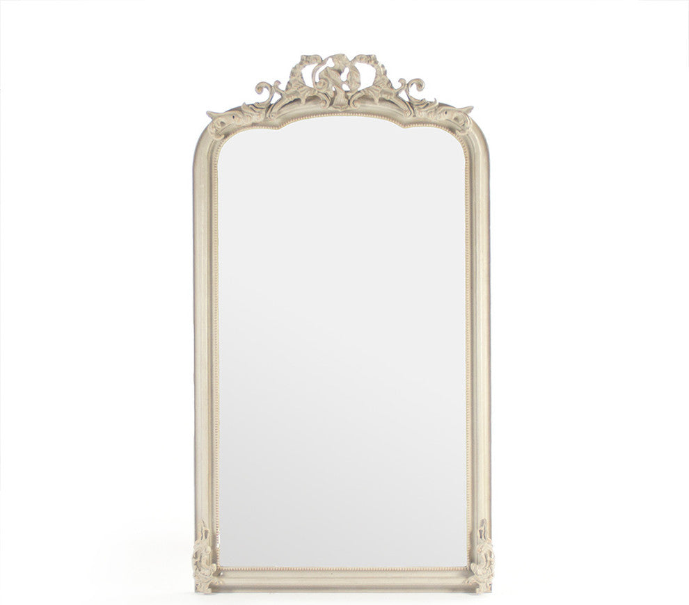 Bogart Mirror, Weathered Off-White