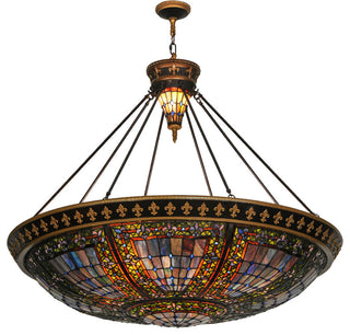 44.5W Fleur-de-lis Inverted Pendant