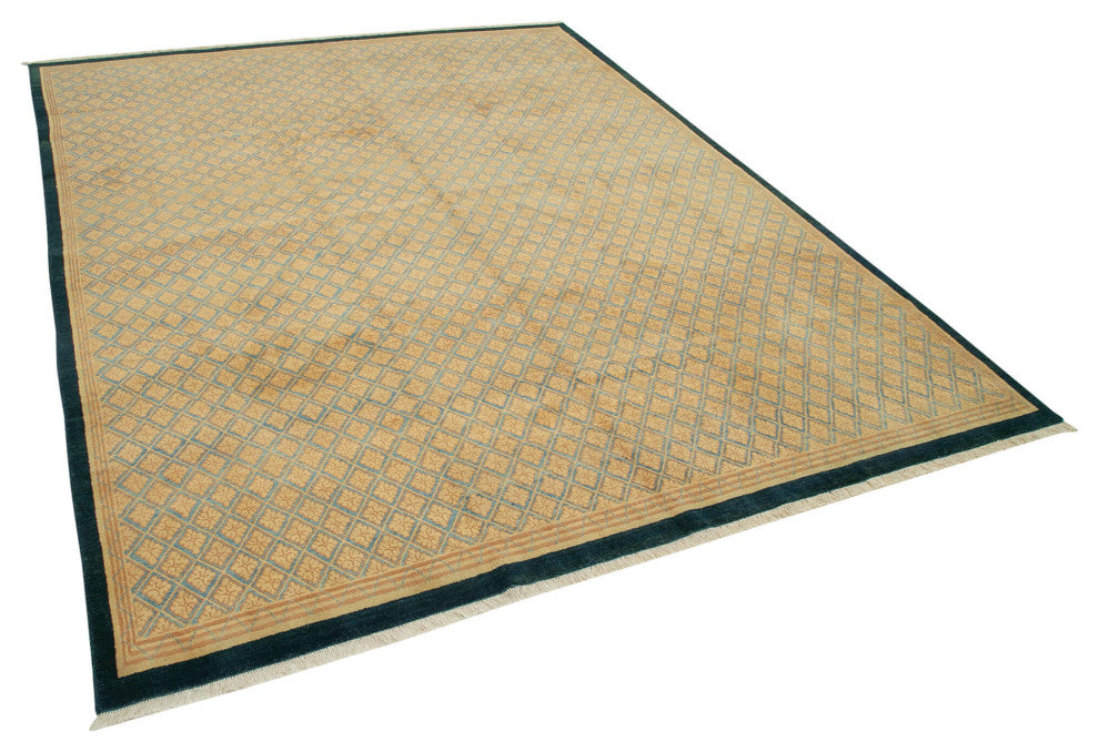 Rug N Carpet - Handwoven Oriental 8' 1" x 9' 11" Unique Oushak Area Rug