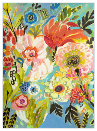 Secret Garden Floral III Art Area Rug, Power-Loomed, 7.5'x10.3'