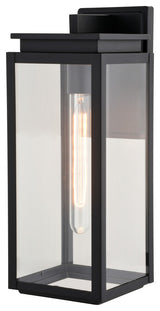 Vaxcel Lighting T0777 Uptown 16" Tall Outdoor Wall Sconce - Matte Black