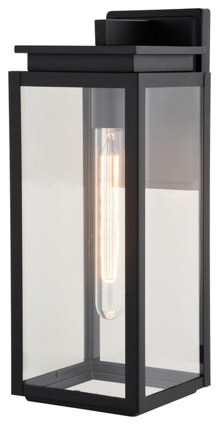 Vaxcel Lighting T0777 Uptown 16" Tall Outdoor Wall Sconce - Matte Black