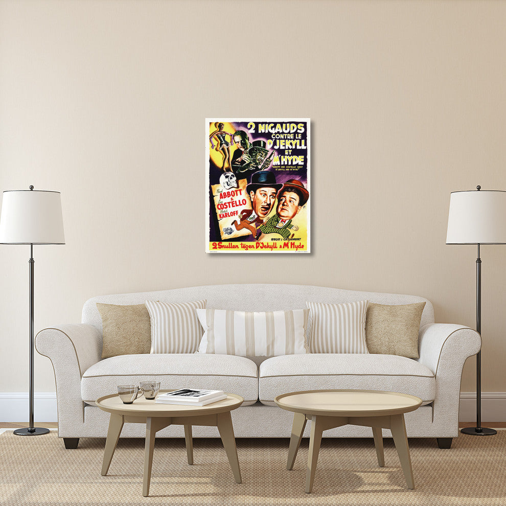 Abbott and Costello, French, Dr Jekyll And Mr Hyde, 01, 31x40