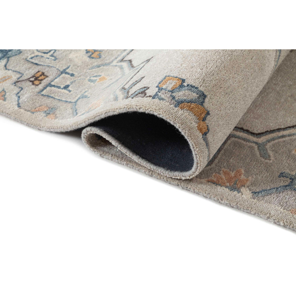 Timeless Britson Hand Made Indoor Area Rug, 2'6"x8', Blue