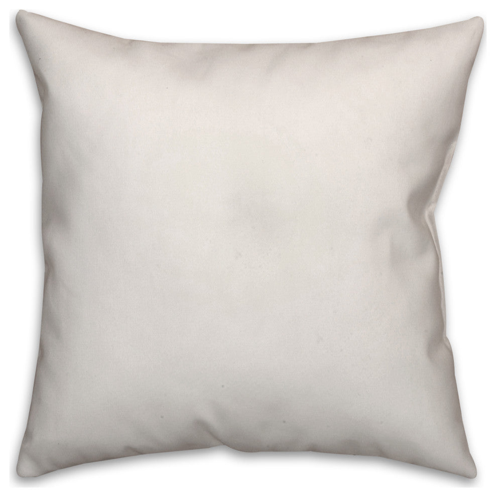 Party of 3 Black and White 18x18 Spun Poly Pillow