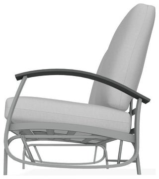 Belle Isle Cushion Deep Seating 2-Seat Glider, Dazzle/Graphite
