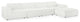 Restore 5-Piece Sectional Sofa White