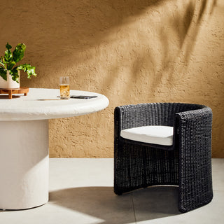 Tucson Outdoor Dining Armchair-Coal