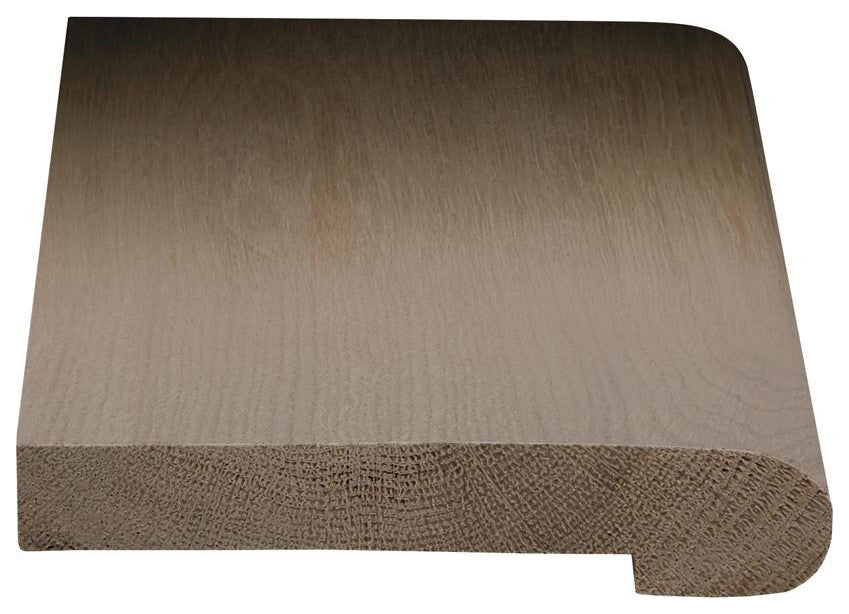 European White Oak Stair Nose, 1/2"x2-3/8"x78", Wood Molding-Mineral