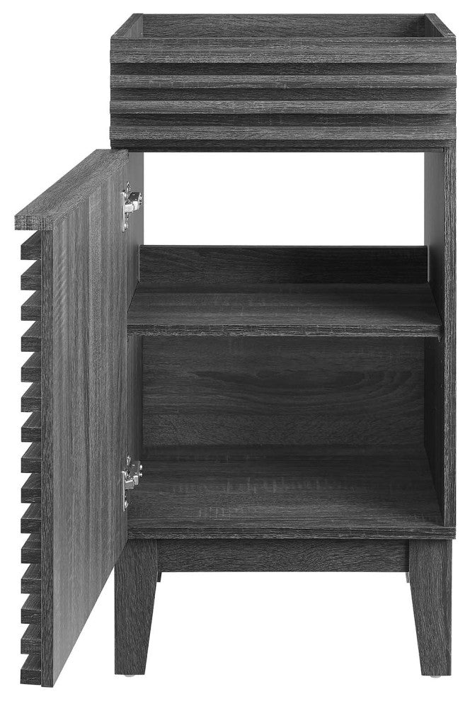 Render 18" Bathroom Vanity Cabinet, Charcoal