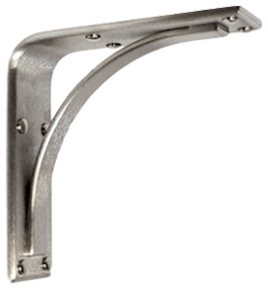 10" x 10" Simplicity Brushed Nickel Corbel