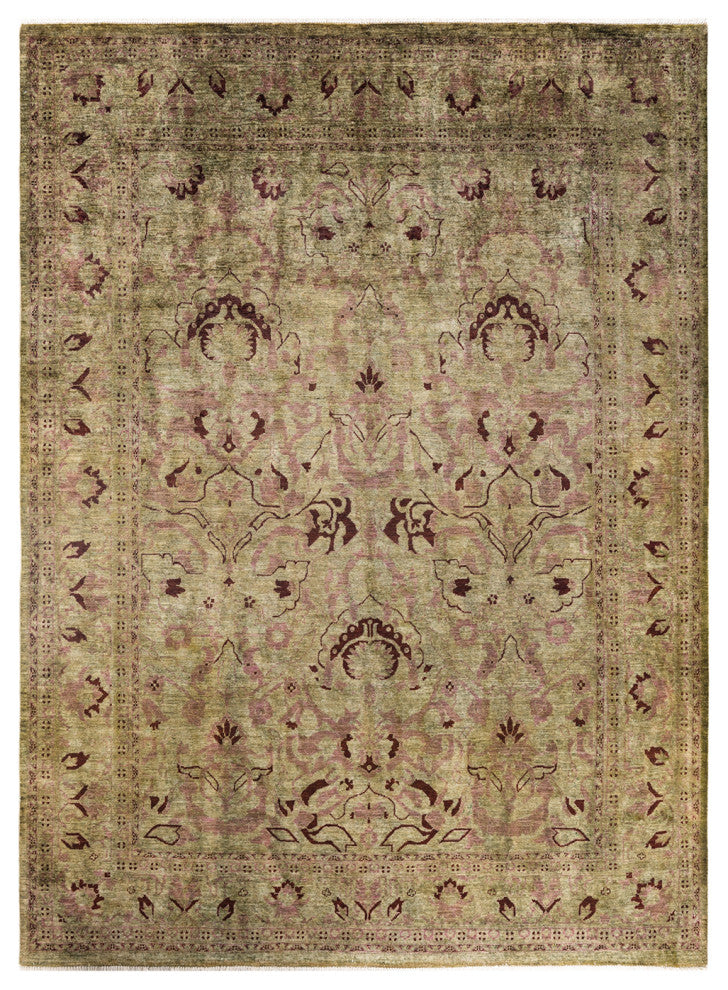 Kawlin One-of-a-Kind Hand-Knotted Area Rug Gray, 8'0"x10'9"