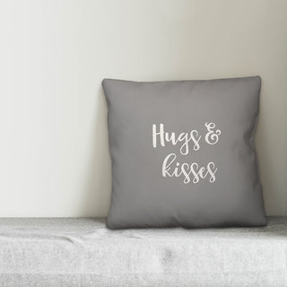 Hugs & Kisses 16x16 Throw Pillow