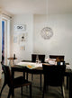Skoura 1-Light Pendant, Chrome Finish, Geometric Shaped Chrome Shade