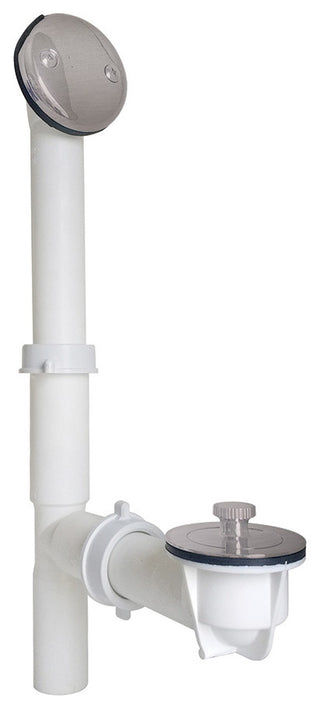 Sterling Ensemble Left-Hand Drain Bathtub Shower Kit 72"x40"x48", White